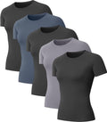 Women’s Athletic Compression Top – Fitted Workout Base Layer for Training and Active Wear