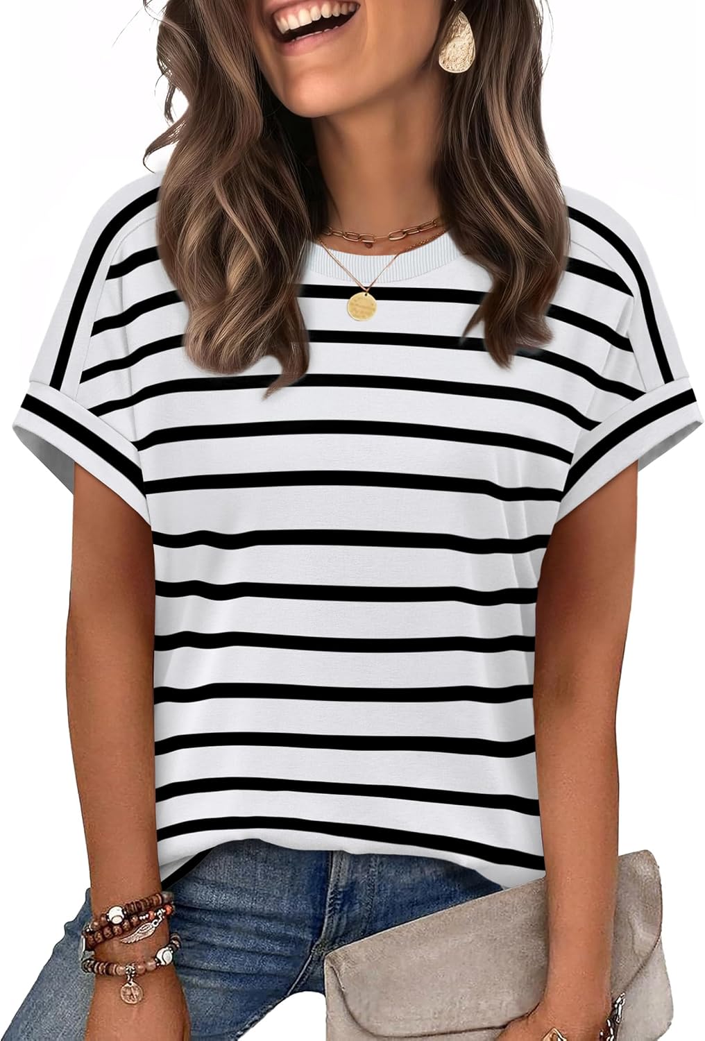 Womens Tops Short Sleeve Shirts Summer Outfits  Spring Dressy Casual Clothes Clothing