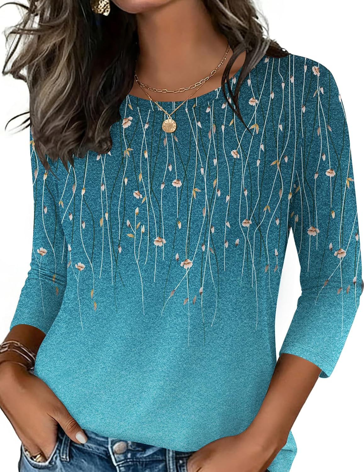 Women’s Casual T-Shirt Top – Lightweight Short Sleeve Blouse with Relaxed Everyday Style